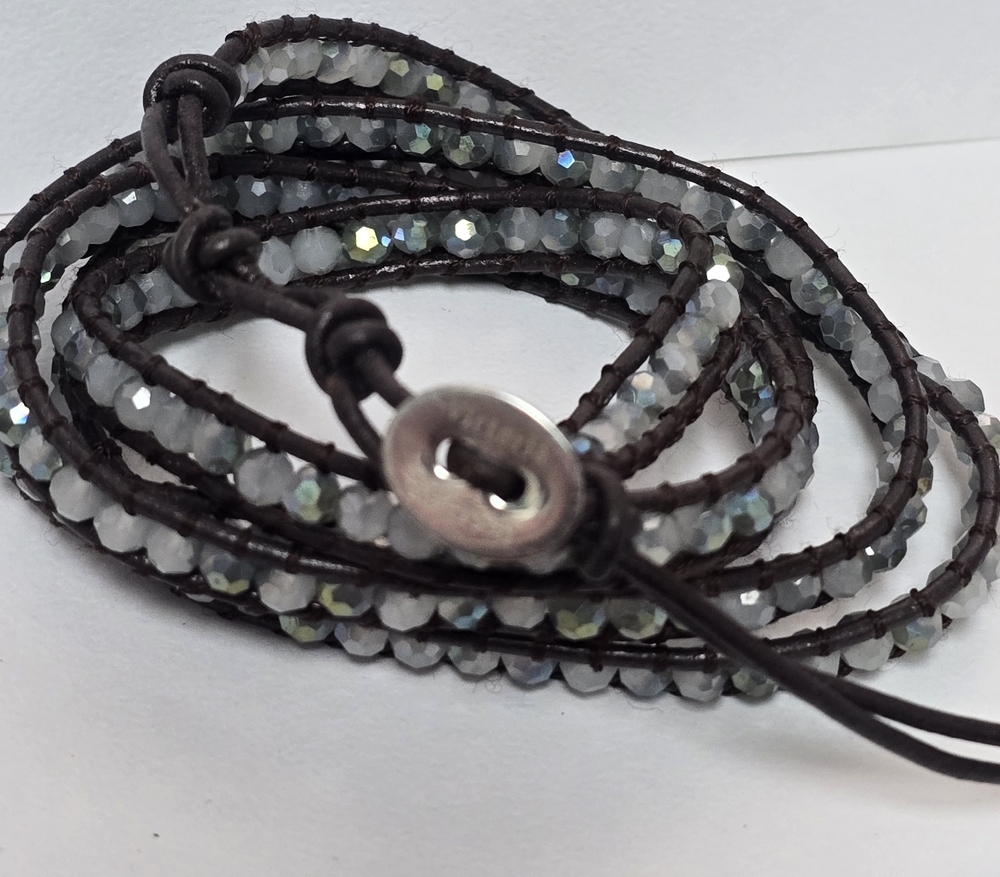 RARE-Vintage Victoria Emerson-Natural Stone Wrap around bracelet & necklace